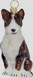 Bull Terrier Tri Color Dog Ornament
